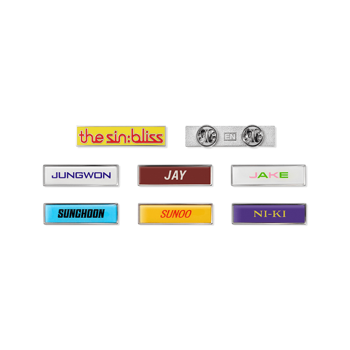 ENHYPEN - THE SIN : BLISS POP UP OFFICIAL MD PIN BADGE - COKODIVE