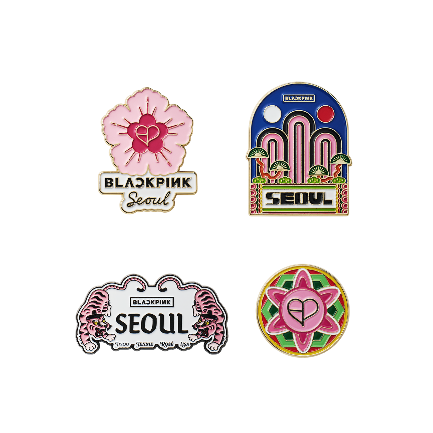 BLACKPINK - KOREA EDITION OFFICIAL MD PIN BADGE - COKODIVE