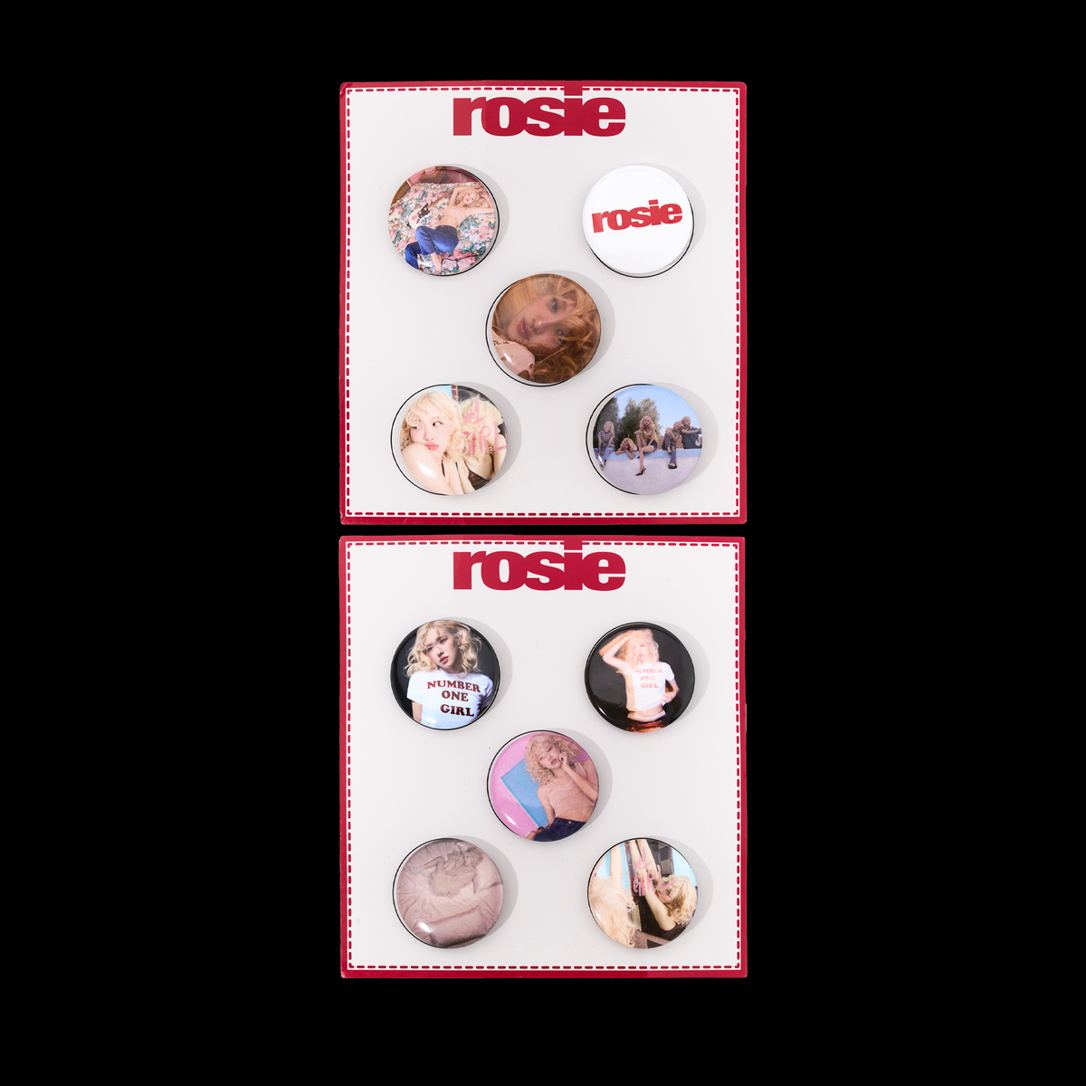 ROSE - ROSIE APT OFFICIAL MD PIN BUTTON SET - COKODIVE