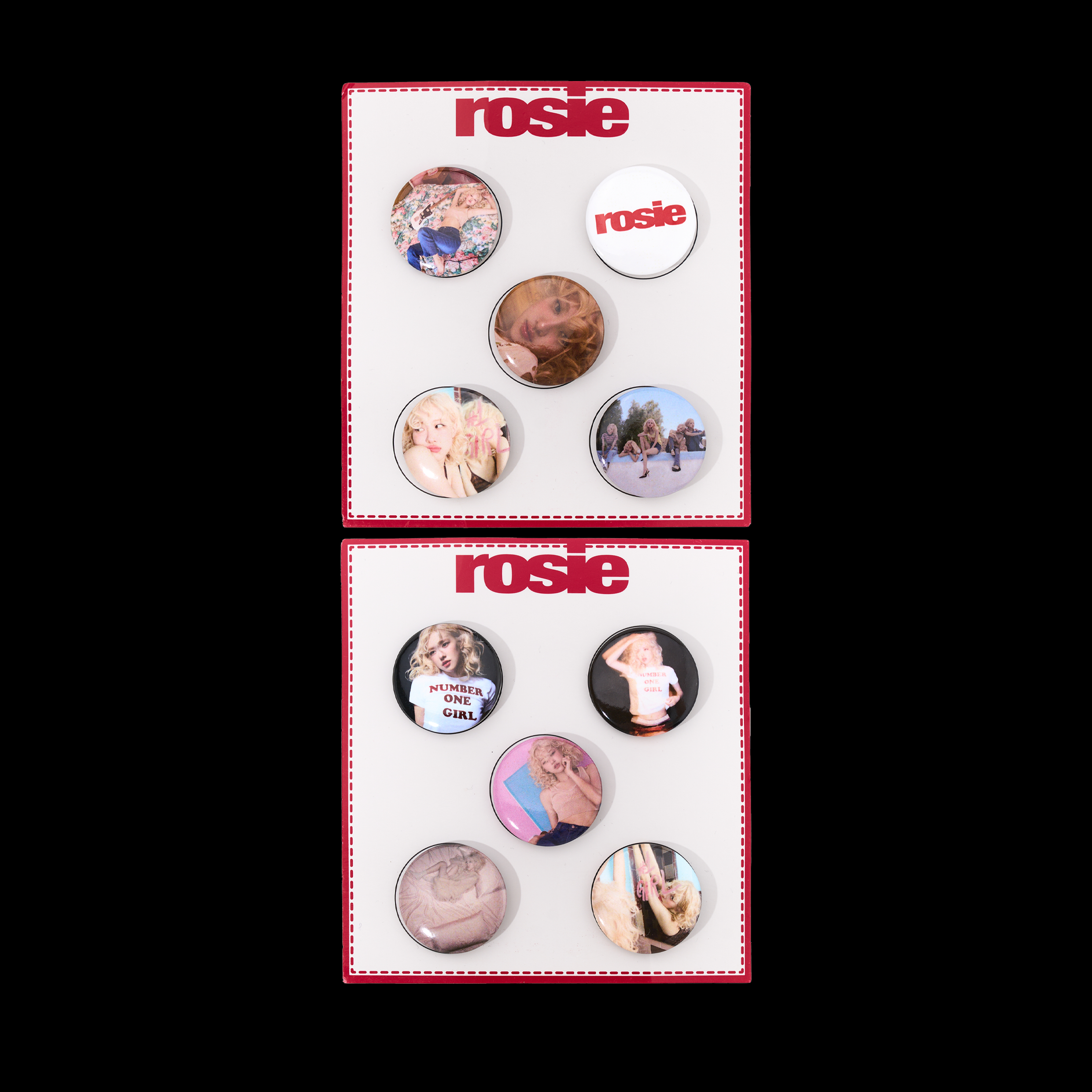 ROSE - ROSIE APT OFFICIAL MD PIN BUTTON SET | COKODIVE