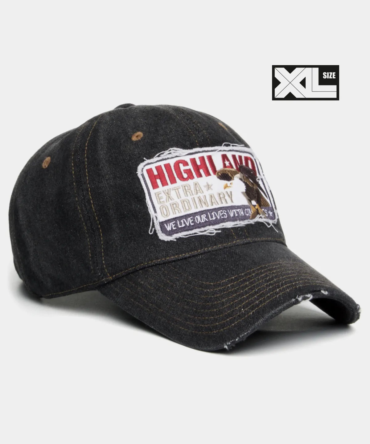 [BTS JIMIN PICK] PLATEAU XL HIGH EA DENIM CAP BLACK - COKODIVE
