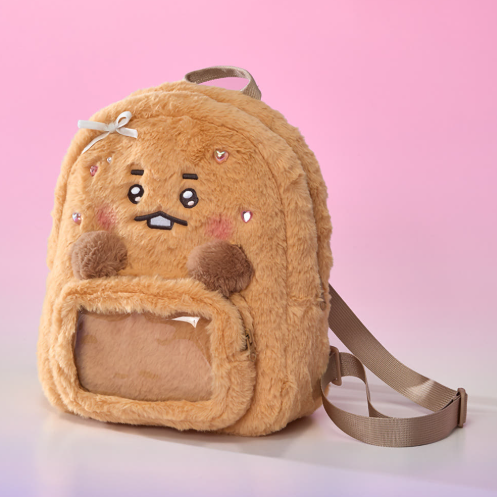 BT21 - RIBBONED U BABY CLEAR POCKET PLUSH BAG | COKODIVE
