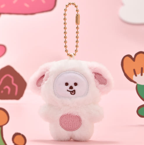 BT21 - K-TOKKI EDITION FLAT PLUSH KEYRING - COKODIVE