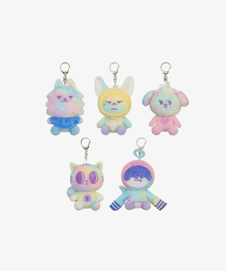 TXT - THE STAR CHAPTER : SANCTUARY OFFICIAL MD PPULBATU X SANCTUARY RAINBOW PLUSH KEYRING - COKODIVE