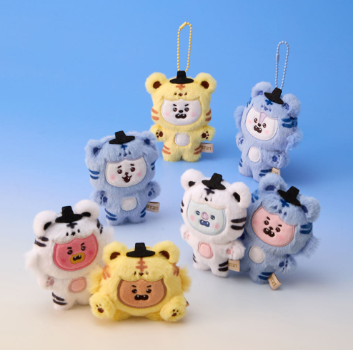 BT21 - K-HORANG PLUSH KEYRING - COKODIVE