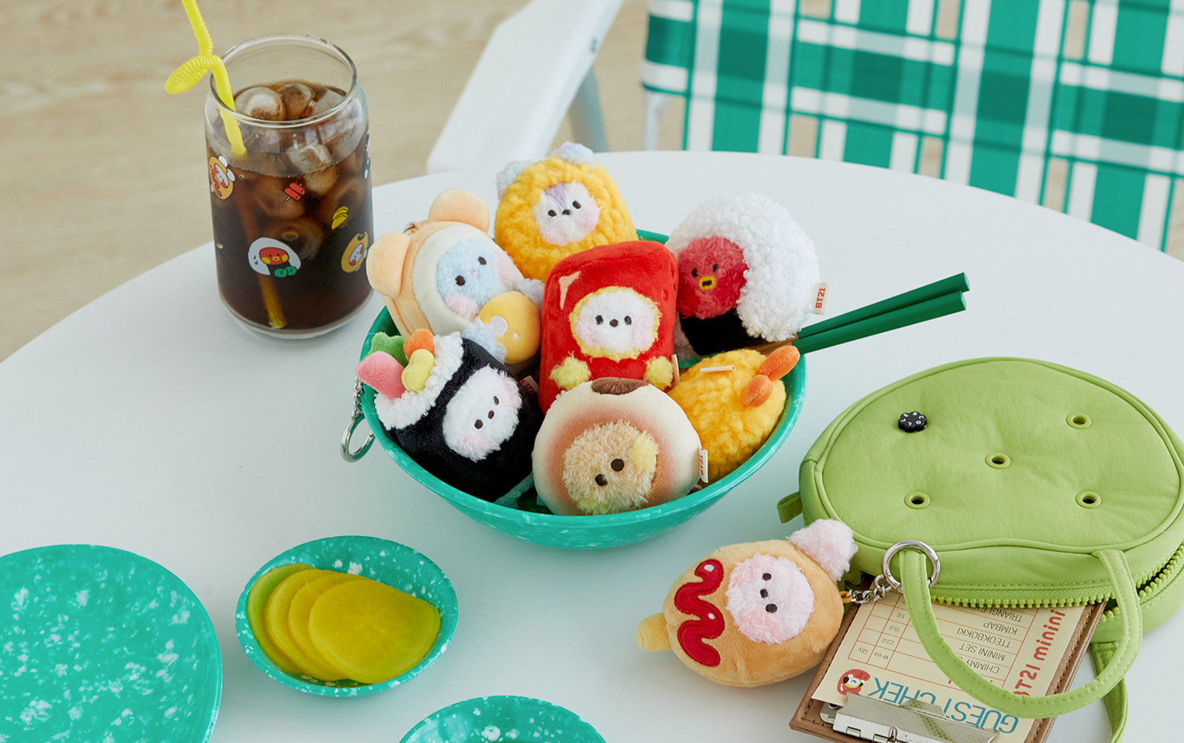 BT21 - MININI BUNSIK PLUSH KEYRING | COKODIVE