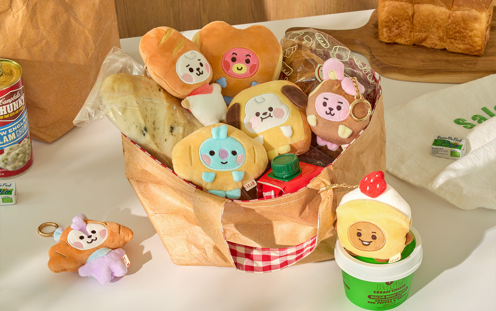 BT21 - BABY BAKERY SHOP MD PLUSH KEYRING | COKODIVE