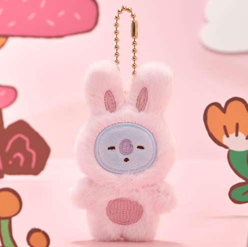 BT21 - K-TOKKI EDITION FLAT PLUSH KEYRING - COKODIVE