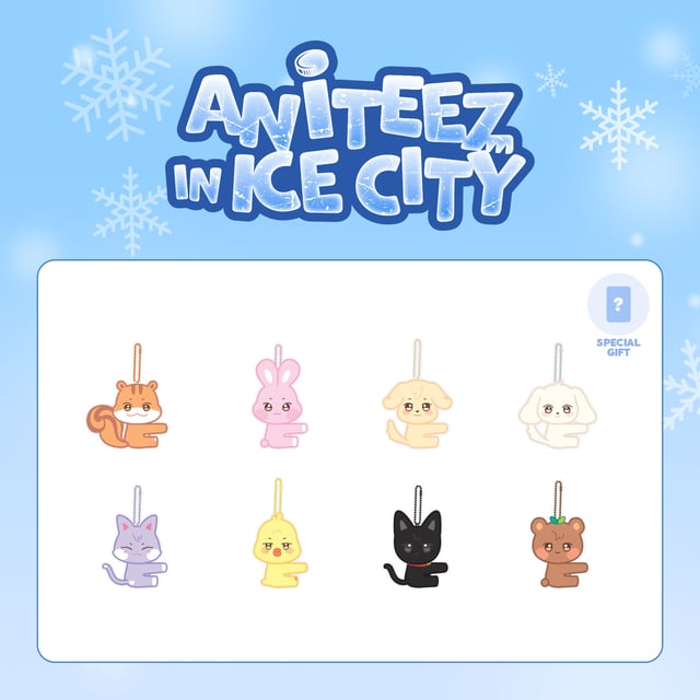 ATEEZ - ANITEEZ IN ICE CITY 2ND OFFICIAL MD PLUSH PHOTOCARD HOLDER - COKODIVE