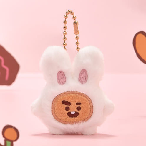 BT21 - K-TOKKI EDITION FLAT PLUSH KEYRING - COKODIVE
