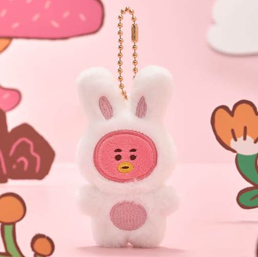 BT21 - K-TOKKI EDITION FLAT PLUSH KEYRING - COKODIVE