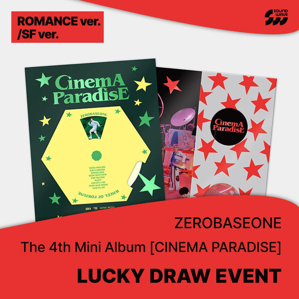 ZEROBASEONE - CINEMA PARADISE THE 4TH MINI ALBUM SOUNDWAVE LUCKY