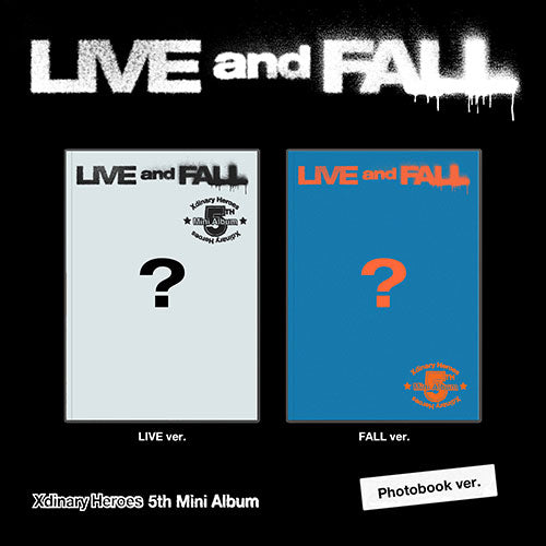 XDINARY HEROES - LIVE AND FALL 5TH MINI ALBUM JYP SHOP GIFT PHOTOBOOK RANDOM - COKODIVE