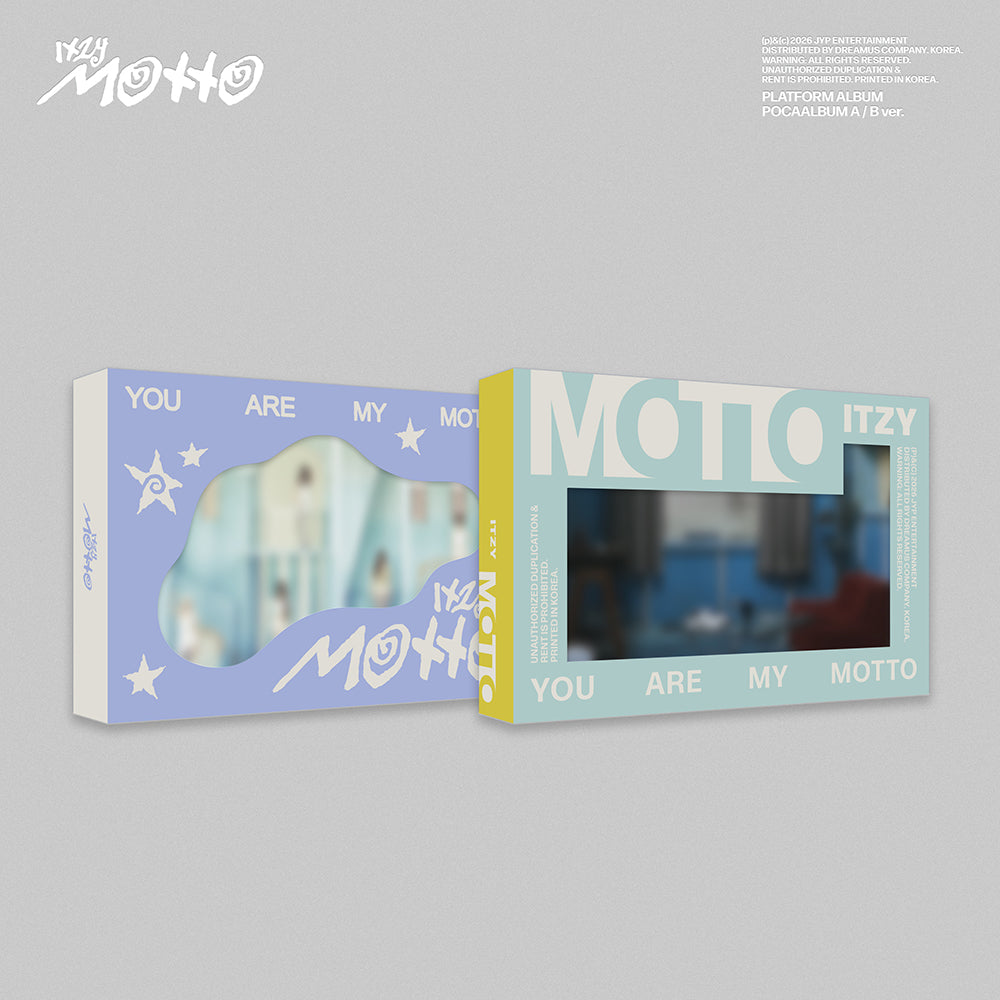 ITZY - MOTTO MINI ALBUM MUSICKOREA GIFT POCAALBUM VER SET - COKODIVE
