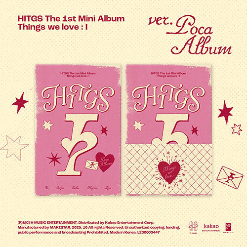 HITGS - THINGS WE LOVE : I 1ST MINI ALBUM POCA VER - COKODIVE