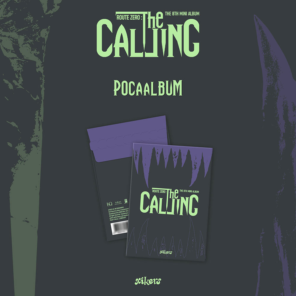 XIKERS - ROUTE ZERO : THE CALLING 8TH MINI ALBUM POCAALBUM VER
