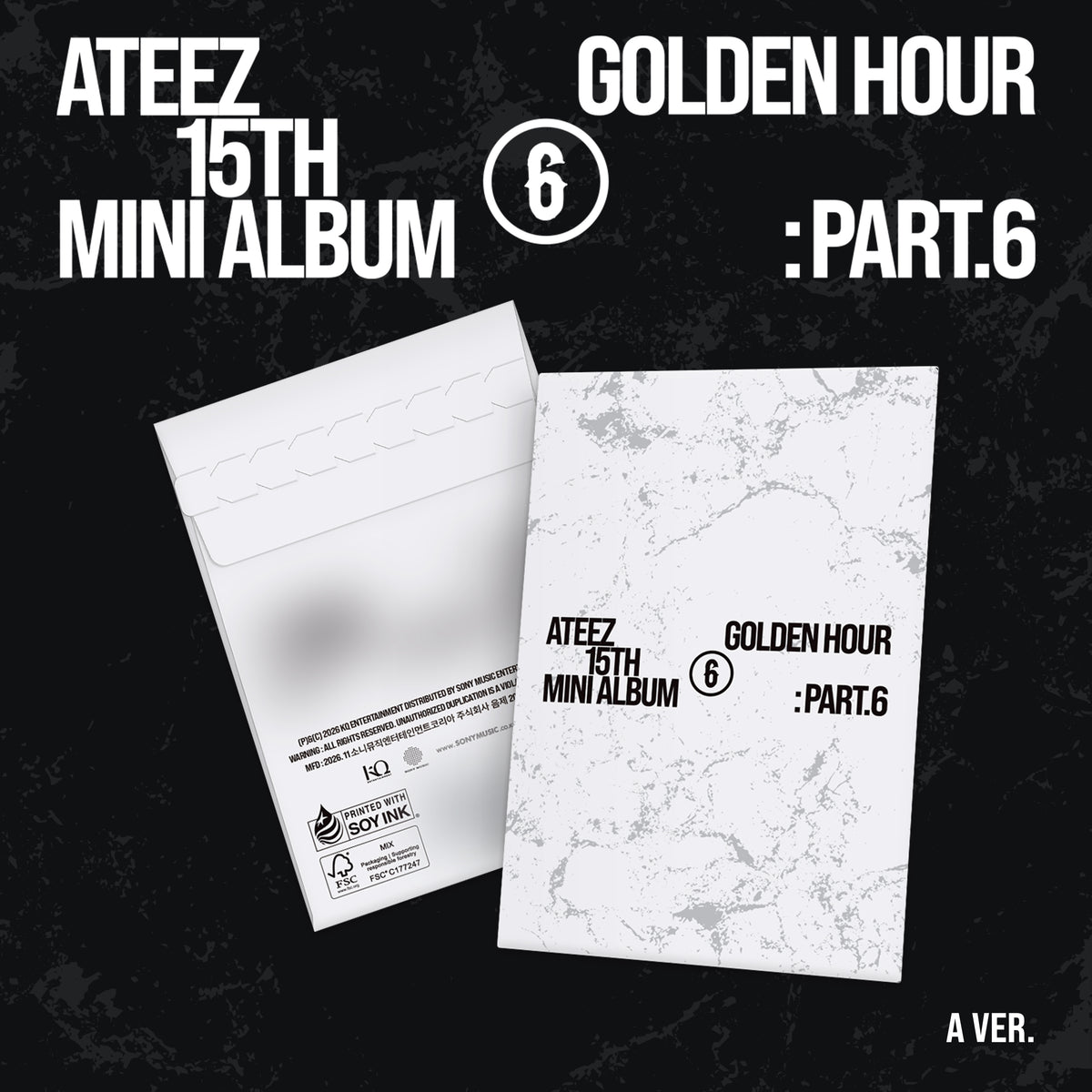 ATEEZ - GOLDEN HOUR : PART.6 15TH MINI ALBUM POCAALBUM A VER - COKODIVE