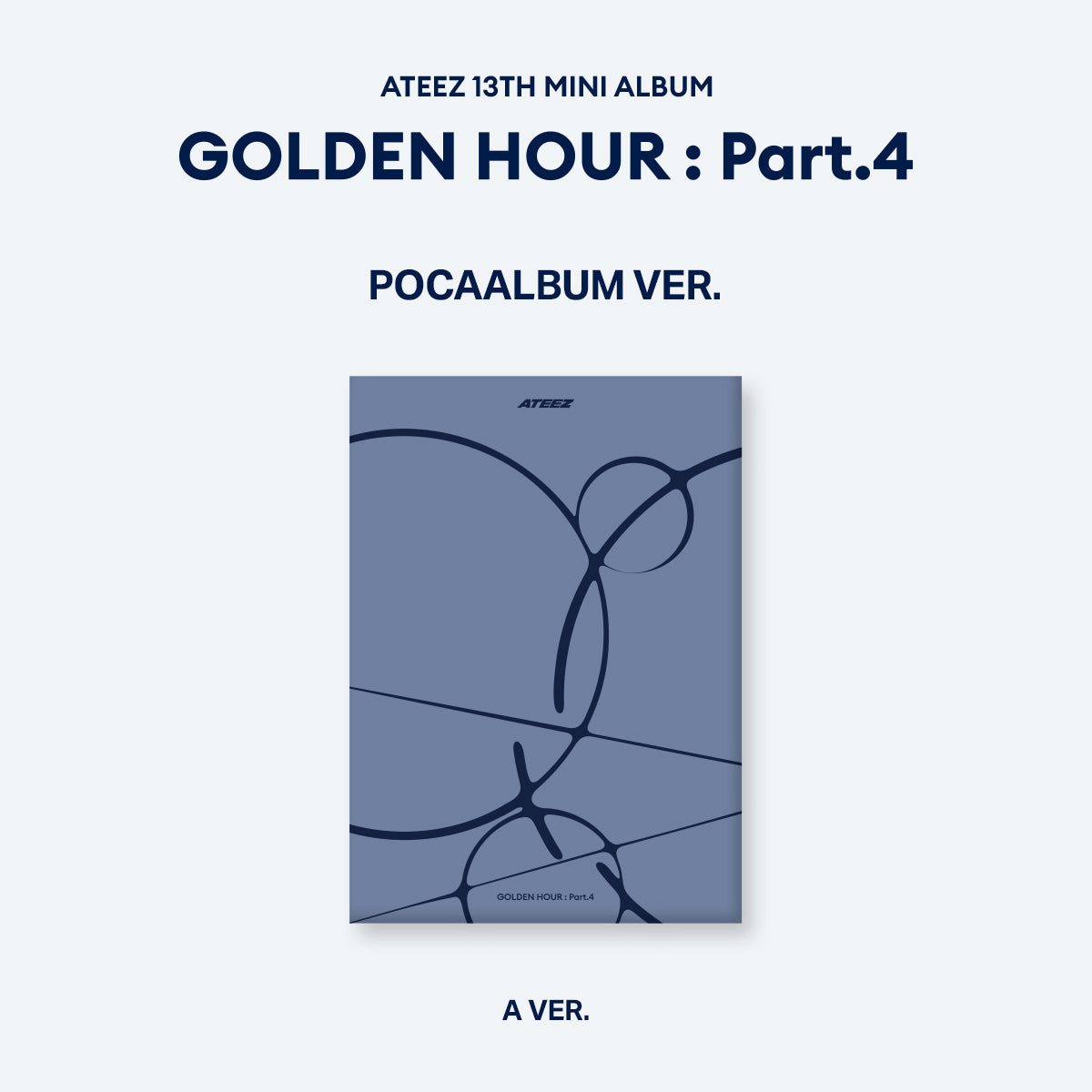 ATEEZ - GOLDEN HOUR : PART.4 MINI 13TH ALBUM POCA ALBUM A VER - COKODIVE