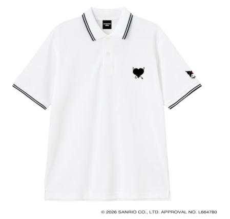 BABYMONSTER - BABAYMONSTER X KUROMI JAPAN OFFICIAL MD POLO SHIRT (WHITE) - COKODIVE