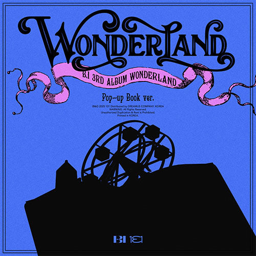 B.I - WONDERLAND 3RD FULL ALBUM POP UP BOOK VER - COKODIVE