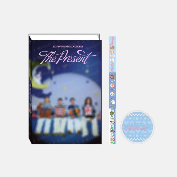 DAY6 - THE PRESENT 2025 SPECIAL CONCERT OFFICIAL MD POSTCARD BOOK & MASKING TAPE SET - COKODIVE