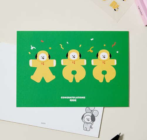 BT21 - SOUVENIR EDITION HANGEUL POSTCARD - COKODIVE