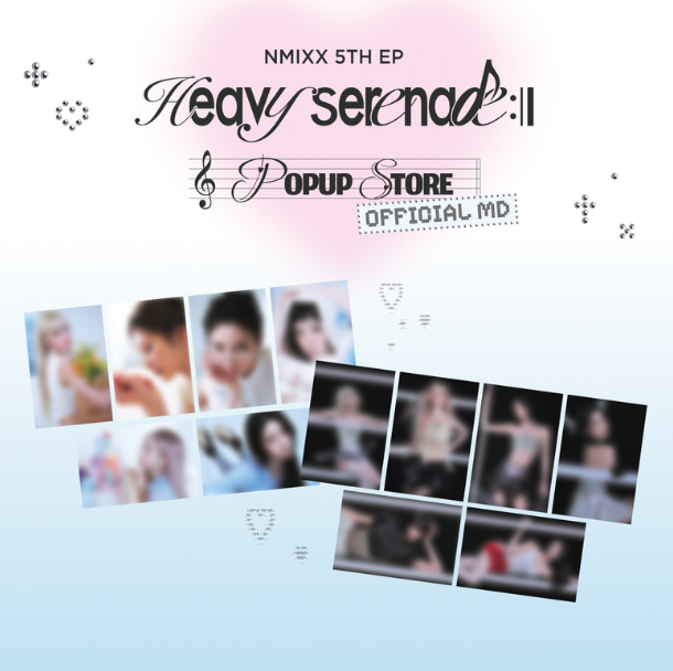 NMIXX - HEAVY SERENADE POP UP STORE OFFICIAL MD POSTCARD SET - COKODIVE
