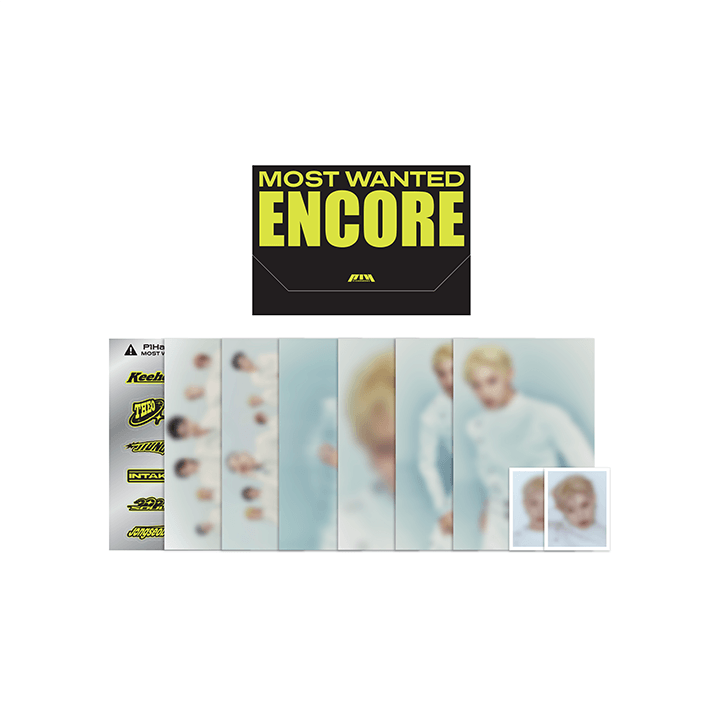 P1HARMONY - P1USTAGE H : MOST WANTED ENCORE IN SEOUL OFFICIAL MD POSTCARD & STICKER SET - COKODIVE
