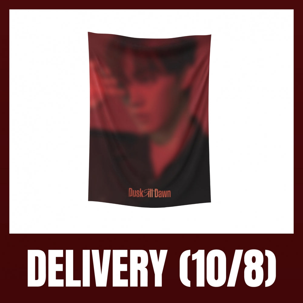 YOON SAN HA - DUSK TILL DAWN 2024 FAN CONCERT OFFICIAL MD CHIFFON POSTER