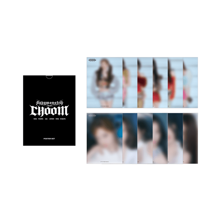 BABYMONSTER - CHOOM WORLD TOUR IN SEOUL OFFICIAL MD POSTER SET - COKODIVE