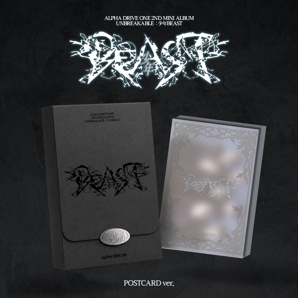 ALPHA DRIVE ONE - UNBREAKABLE : BOY BEAST 2ND MINI ALBUM POSTCARD VER - COKODIVE