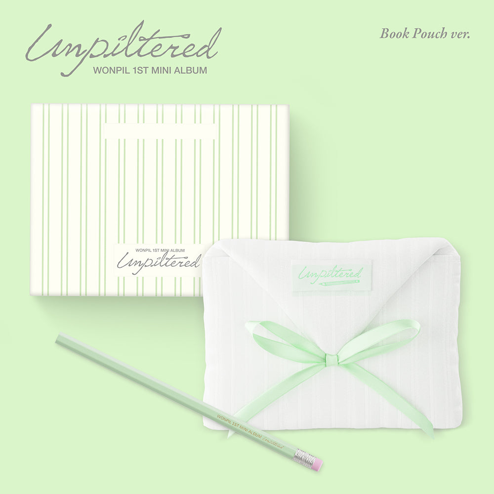 DAY6 WONPIL - UNPILTERED 1ST MINI ALBUM FANS GIFT BOOK POUCH VER - COKODIVE