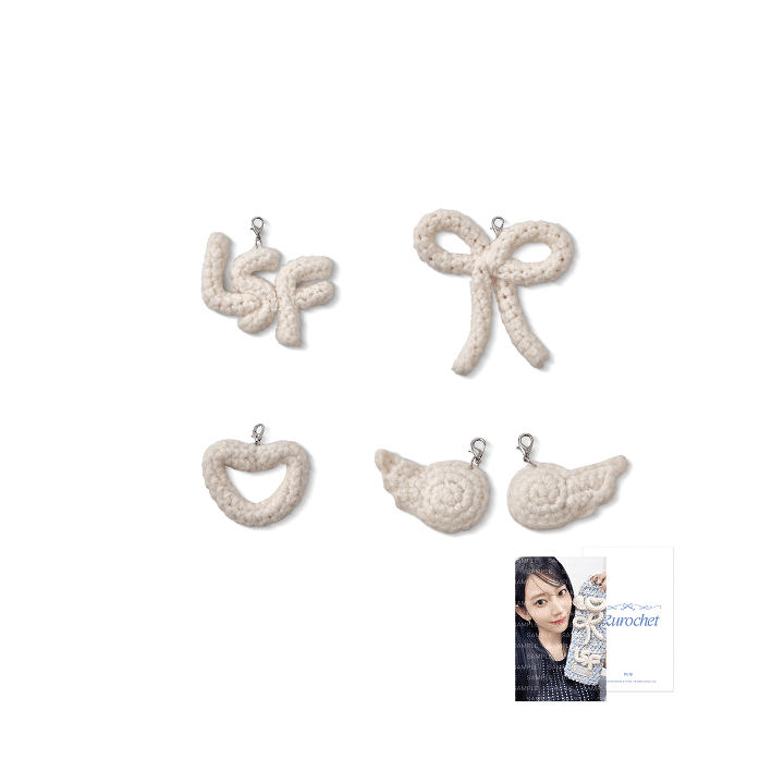 LE SSERAFIM - KKUROCHET 2ND OFFICIAL MD POUCH CHARM SET | COKODIVE