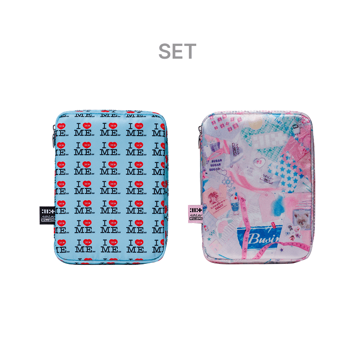 ILLIT - NOT CUTE ANYMORE 1ST SINGLE ALBUM ILLIT X ASHLEY WILLIAMS POUCH VER SET 84 - COKODIVE