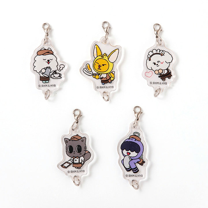TXT - PPULBATU CAFE 2026 JAPAN OFFICIAL MD ACRYLIC CHARM CONNECTING (RANDOM) - COKODIVE