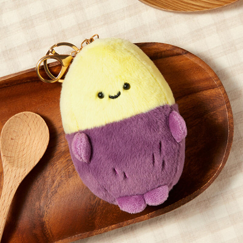 PURPLE SWEET POTATO PLUSH KEYRING - COKODIVE