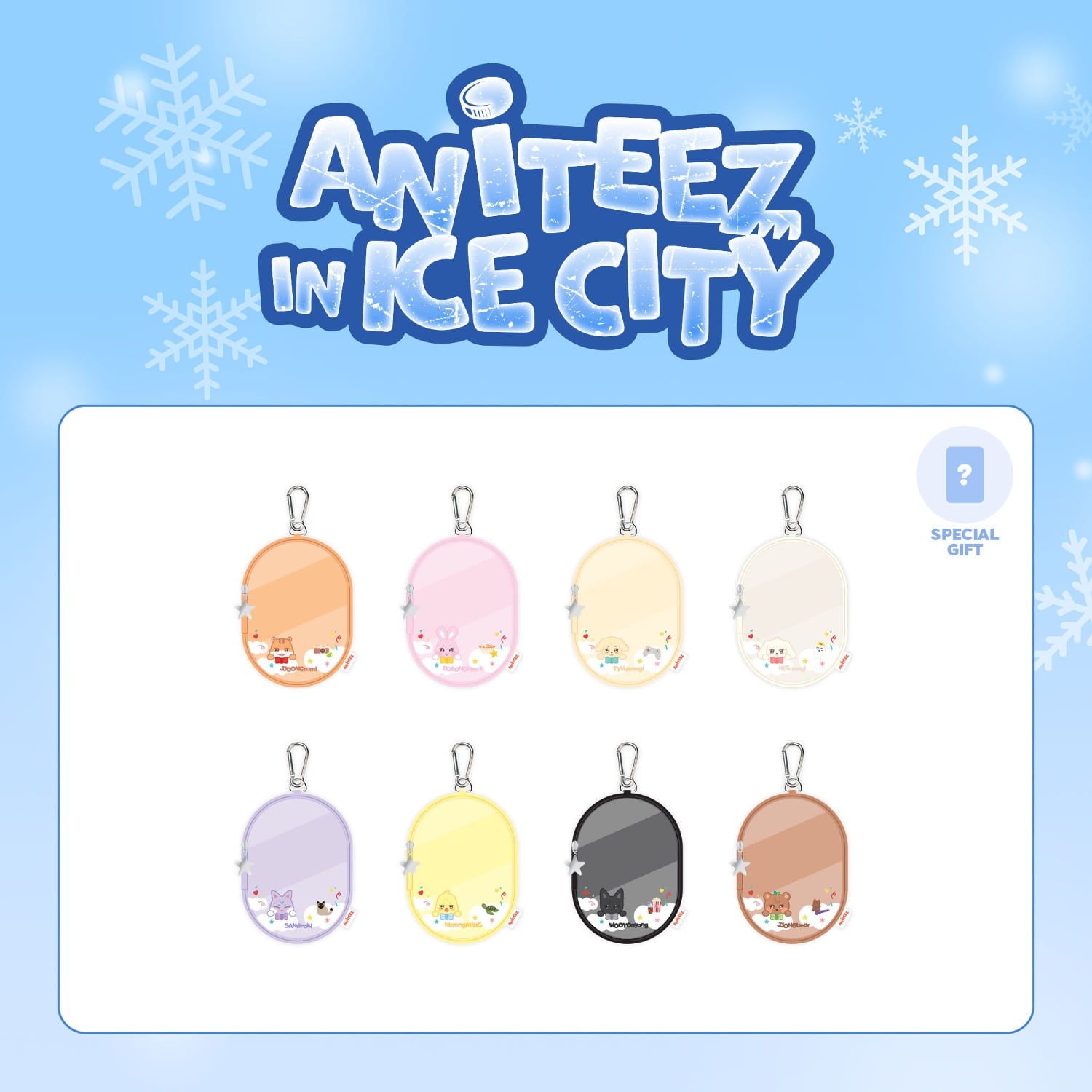 ATEEZ - ATEEZ X ANITEEZ IN ICE CITY OFFICIAL MD PVC POUCH KR VER.