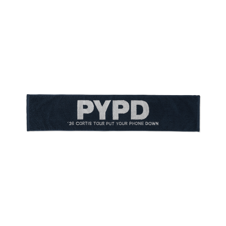 CORTIS - PUT YOUR PHONE DOWN 2026 TOUR OFFICIAL MD SLOGAN TOWEL PYPD - COKODIVE