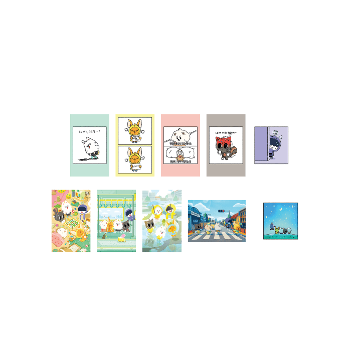 TXT - PPULBATU l THE SEOUL ILLUSTRATION FAIR V.19 OFFICIAL MD POSTCARD - COKODIVE