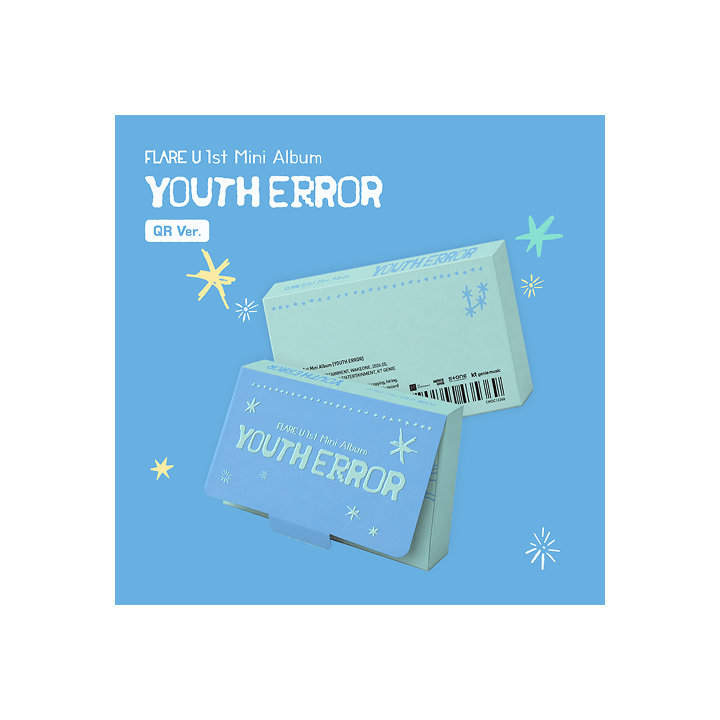 FLARE U - YOUTH ERROR 1ST MINI ALBUM WEVERSE SHOP GIFT QR VER - COKODIVE