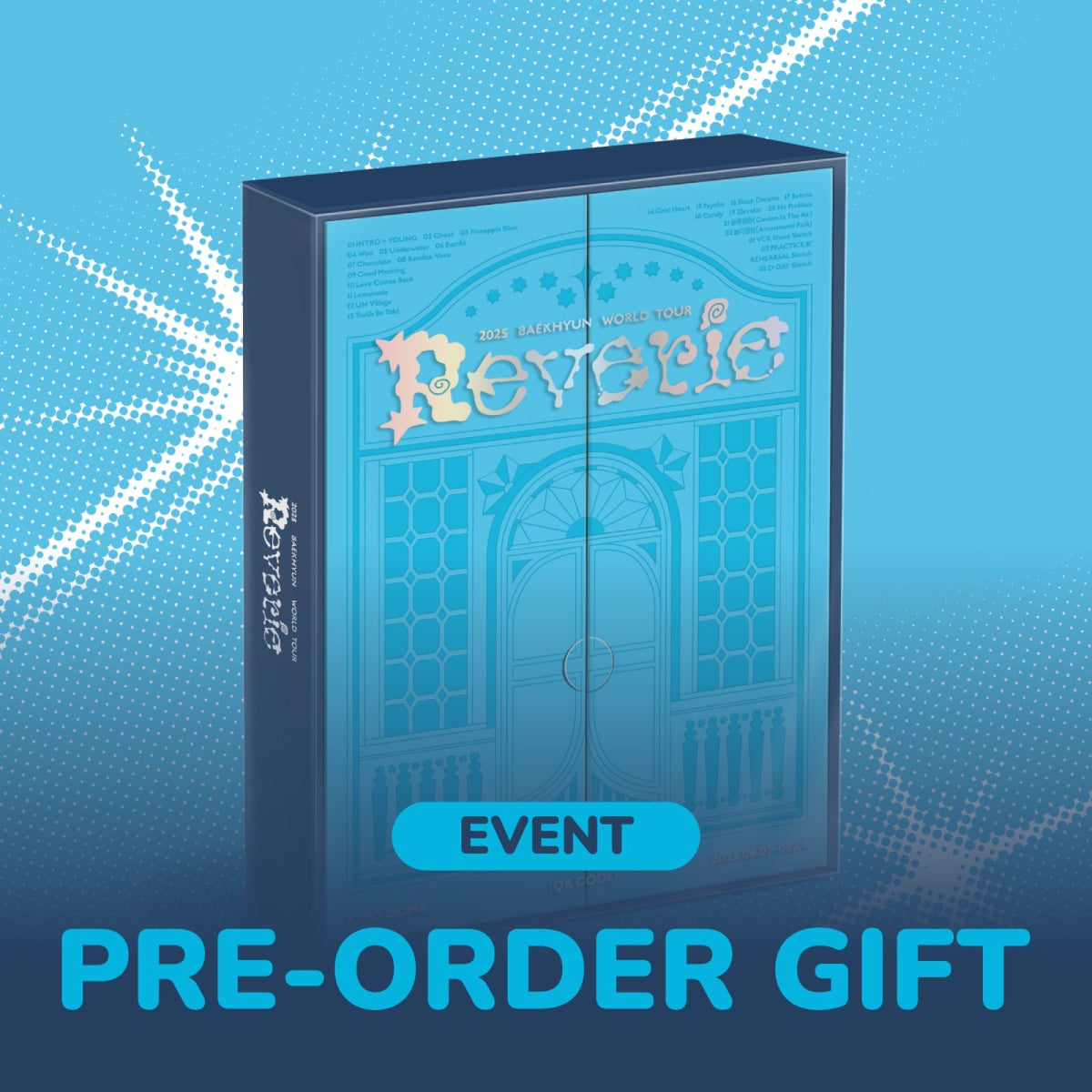 BAEKHYUN - REVERIE IN SEOUL 2025 BAEKHYUN WORLD TOUR QR CODE WITHMUU GIFT - COKODIVE