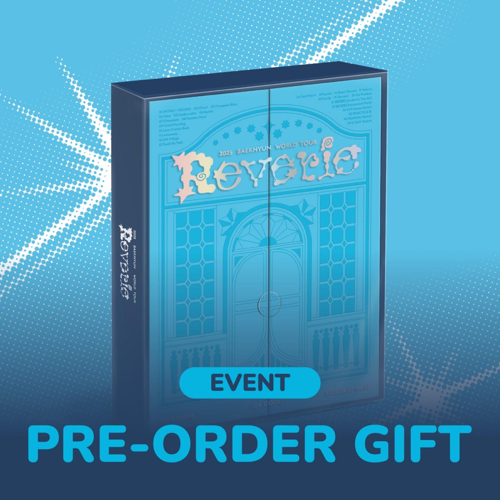 BAEKHYUN - REVERIE IN SEOUL 2025 BAEKHYUN WORLD TOUR QR CODE WITHMUU GIFT - COKODIVE