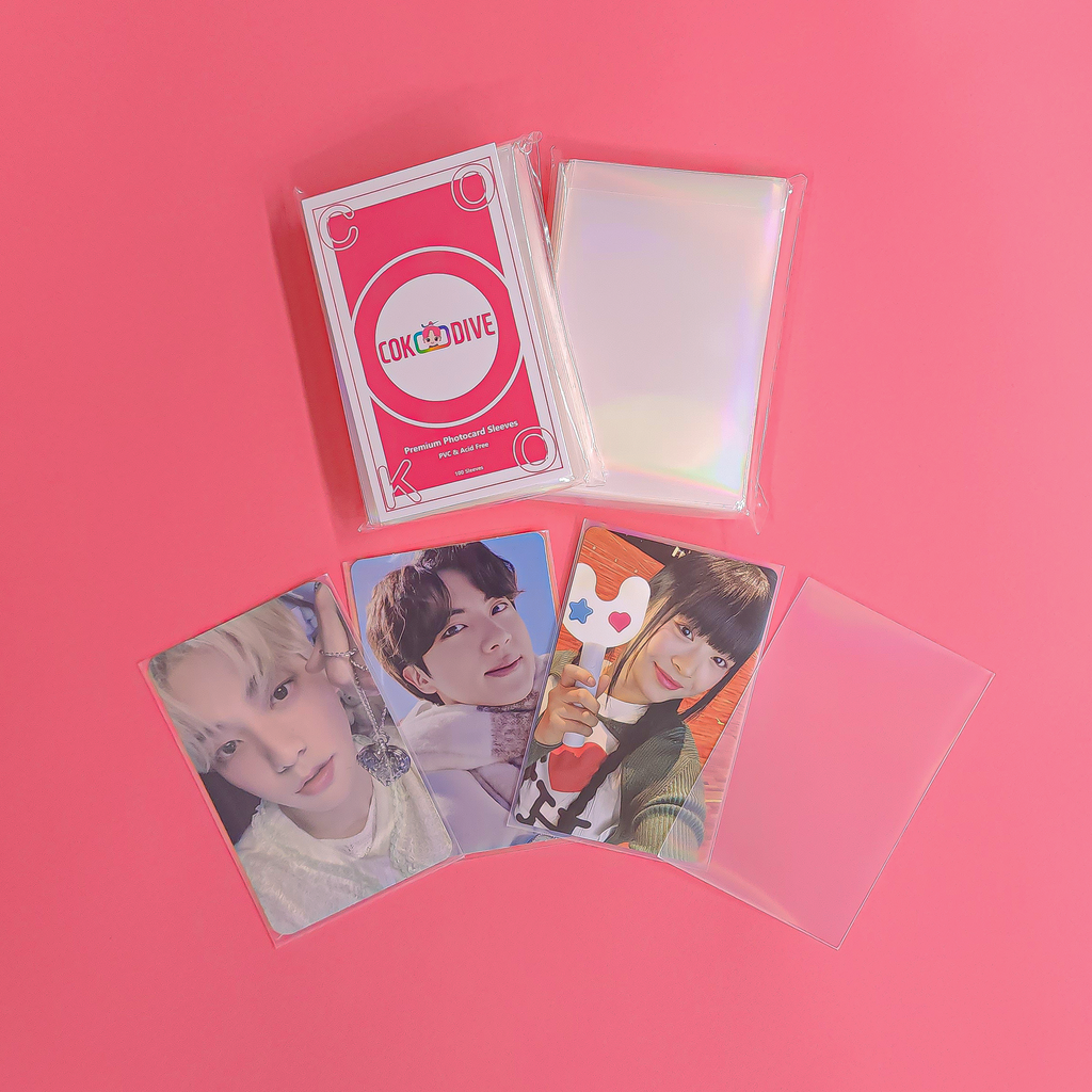 rainbow card sleeves Rainbow Card Sleeves