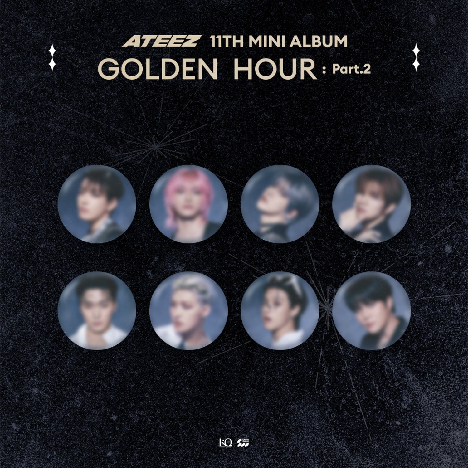 ATEEZ - GOLDEN HOUR : PART.2 OFFICIAL MD RANDOM CAN BADGE - COKODIVE