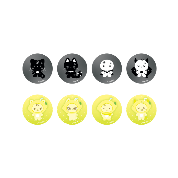 AESPA - AESPA WEEK MAKE IT LEMONADE OFFICIAL MD RANDOM LENTICULAR PIN BUTTON - COKODIVE