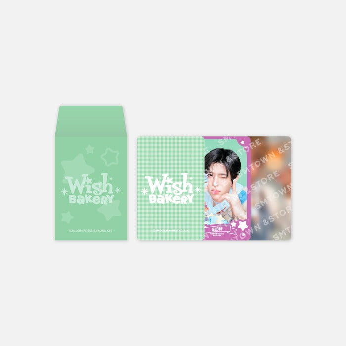NCT WISH - WISH BAKERY POP UP OFFICIAL MD RANDOM PATISSIER CARD SET - COKODIVE