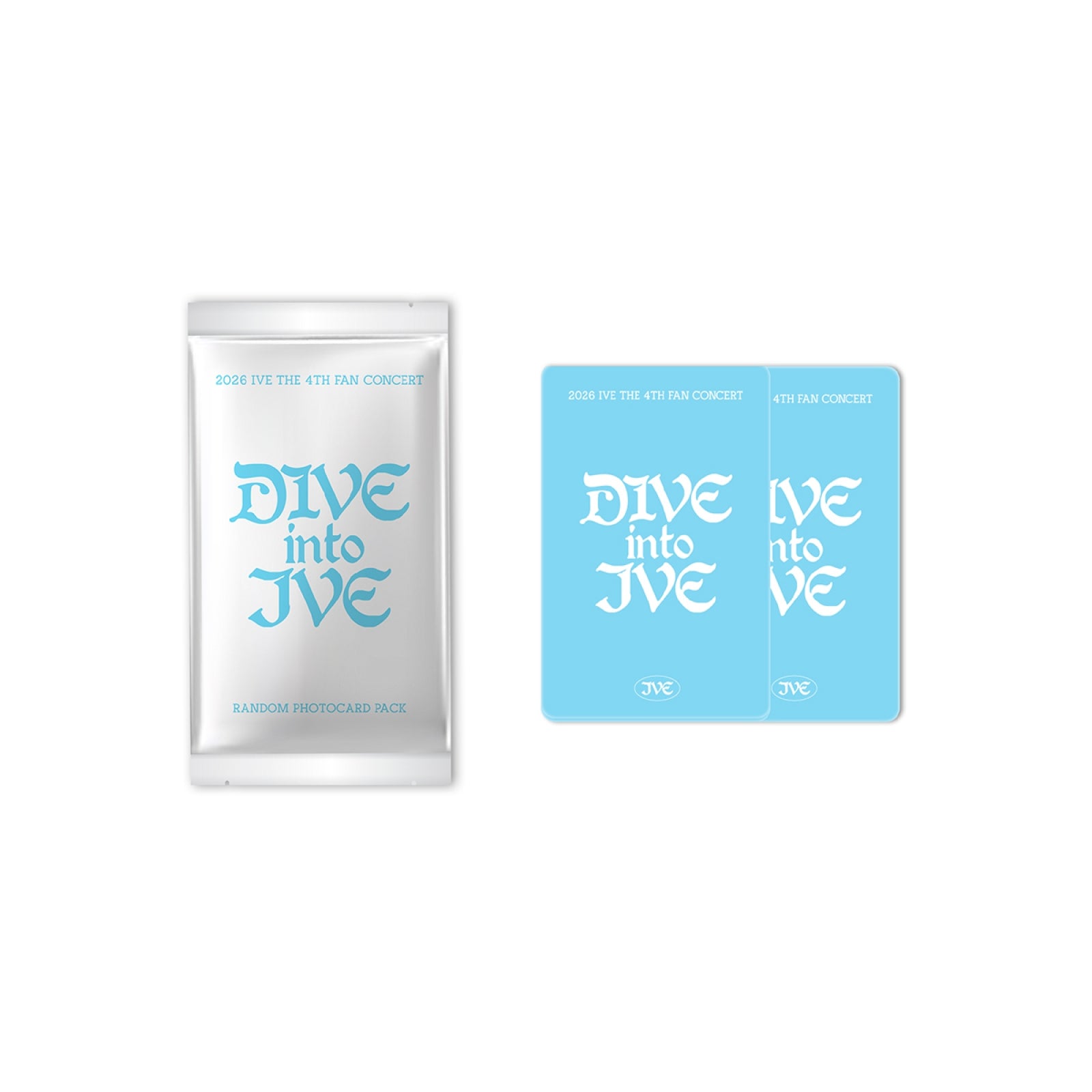IVE - DIVE INTO IVE 4TH FAN CONCERT OFFICIAL MD RANDOM PHOTOCARD PACK - COKODIVE