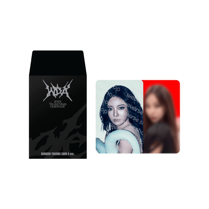AESPA - AESPA WEEK MAKE IT LEMONADE OFFICIAL MD RANDOM TRADING CARD (A VER) - COKODIVE