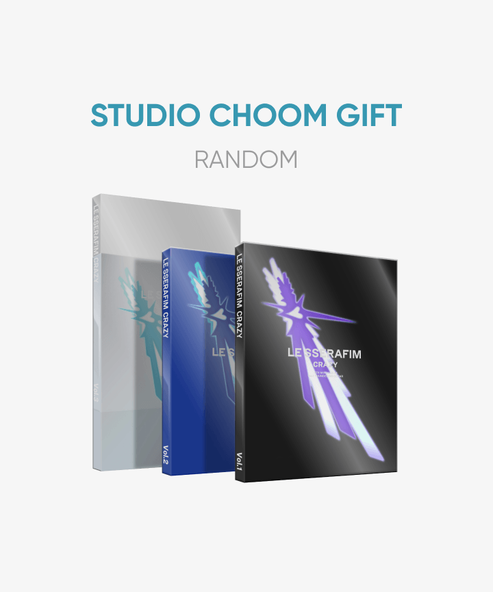 LE SSERAFIM - CRAZY 4TH MINI ALBUM WEVERSE STUDIO CHOOM GIFT PHOTOBOOK RANDOM - COKODIVE