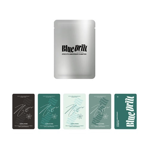 ATEEZ - 8TH ANNIVERSARY EXHIBITION: BLUE DRIFT OFFICIAL MD RANDOM PHOTOCARD PACK